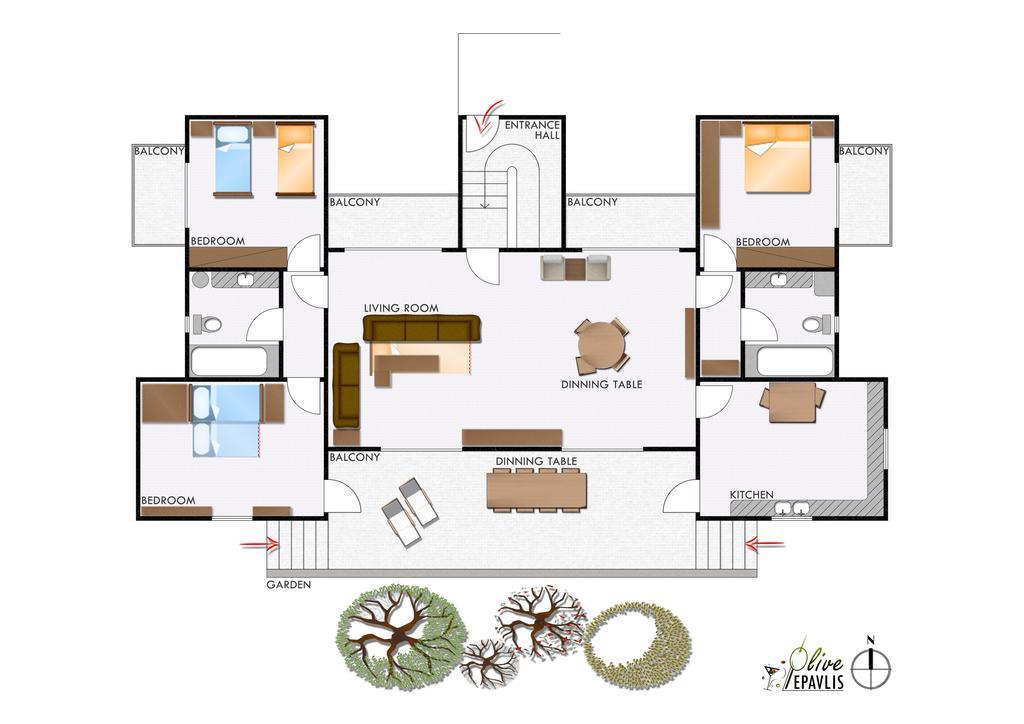 Apartament Olive Epavlis Karpatos Zewnętrze zdjęcie